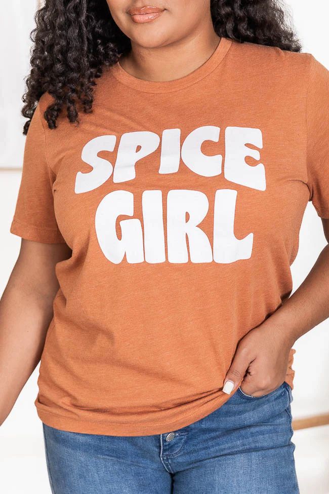 Spice Girl Heather Autumn Graphic Tee | Pink Lily