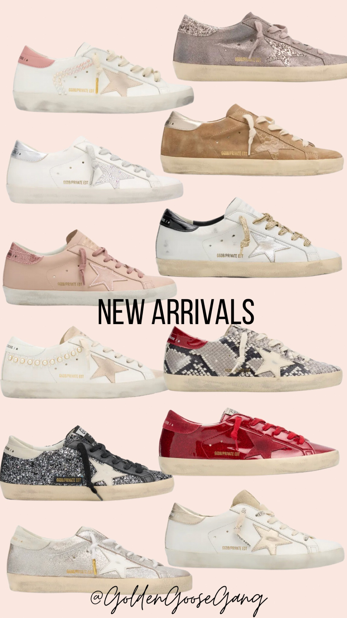 New EPIC Golden Goose drop! Order now and pay later! These are just the Superstars, lots more styles on the website and I’ll link up. 

CODE: NMFALL (gift card up to $1,250)

#LTKworkwear #LTKshoecrush #LTKHoliday