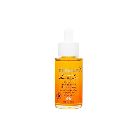 Derma E Vitamin C Glow Face Oil, Facial Oil Nourishes, Brightens and Illuminates for a Radiant Gl... | Amazon (US)