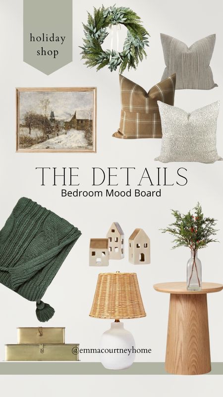 Christmas bedroom decor inspo from target home and Etsy 

#LTKHoliday #LTKhome #LTKstyletip