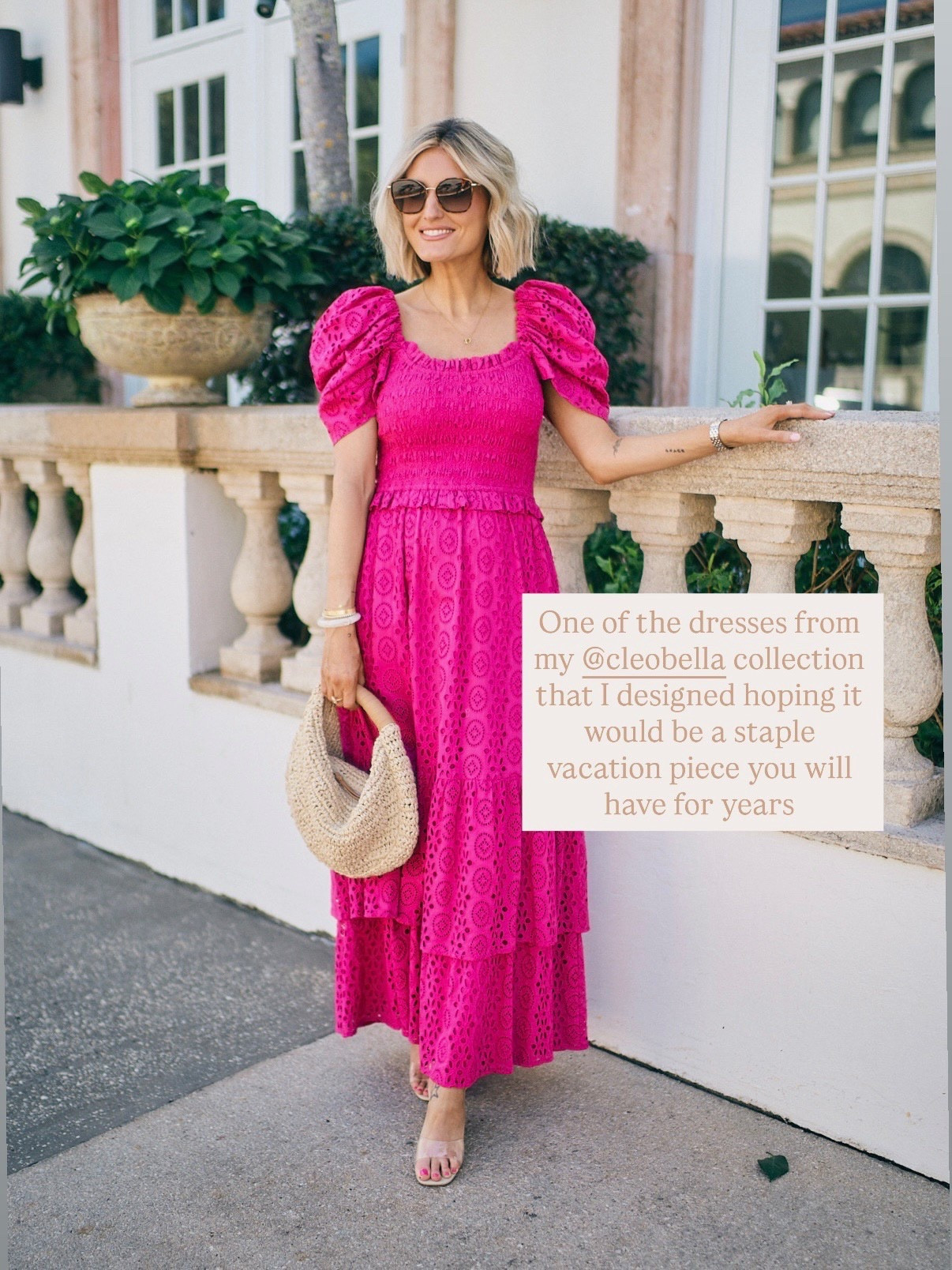 This dress is the perfect poo of color for vacation 😍 wearing XS.

Loverly Grey, Cleobella, pink maxi dress, vacation dress, spring dress, spring fashion 

#LTKootd #LTKSeasonal #LTKTravel