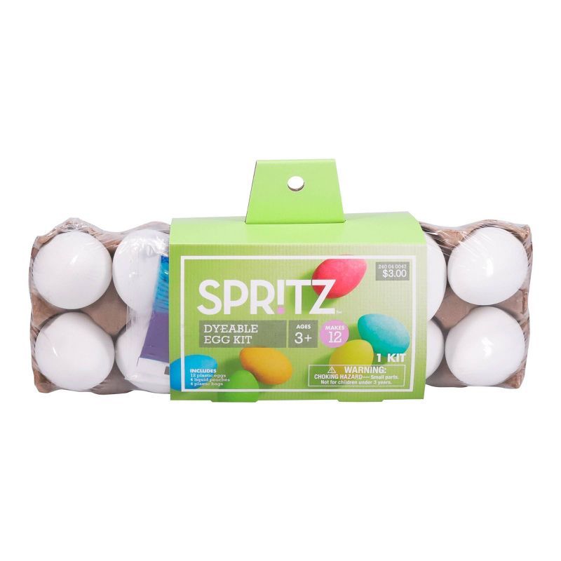 Easter Plastic Dyeable Eggs Decorating Kit - Spritz™ | Target
