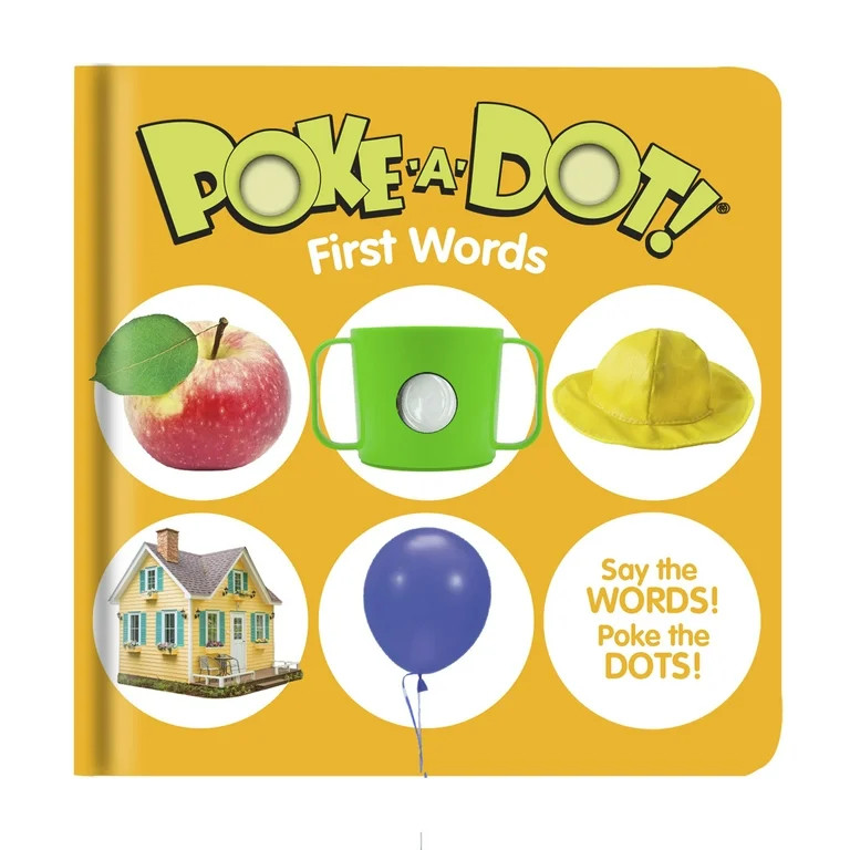 Melissa & Doug Children’s Book – Poke-a-Dot: First Words (Board Book with Buttons to Pop) - W... | Walmart (US)