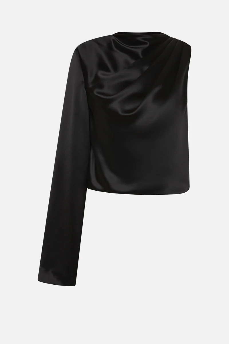 THE MANTELLO SATIN TOP | MISHA