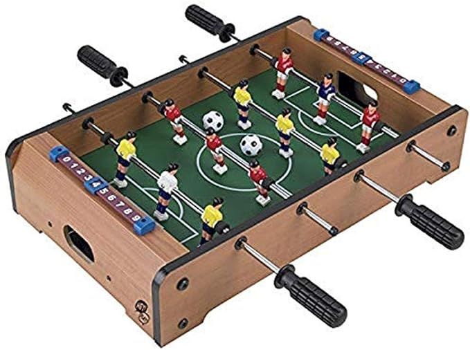 Hey! Play! Tabletop Foosball Table- Portable Mini Table Football / Soccer Game Set with Two Balls... | Amazon (US)