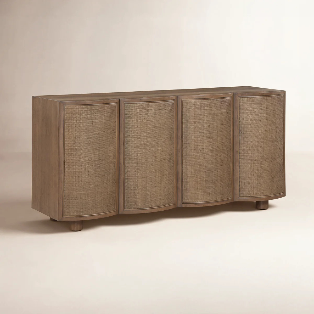 Norin Solid Wood And Finished Cane Sideboard/Buffet | Wayfair North America