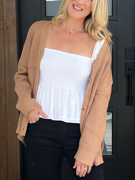 This cozy cocoon cardigan is perfect for fall! It has an oversized fit and runs true to size I’m wearing a size small. #Cardigan #FallOutfits #OversizedCardigan

#LTKfindsunder100 #LTKSeasonal #LTKfindsunder50