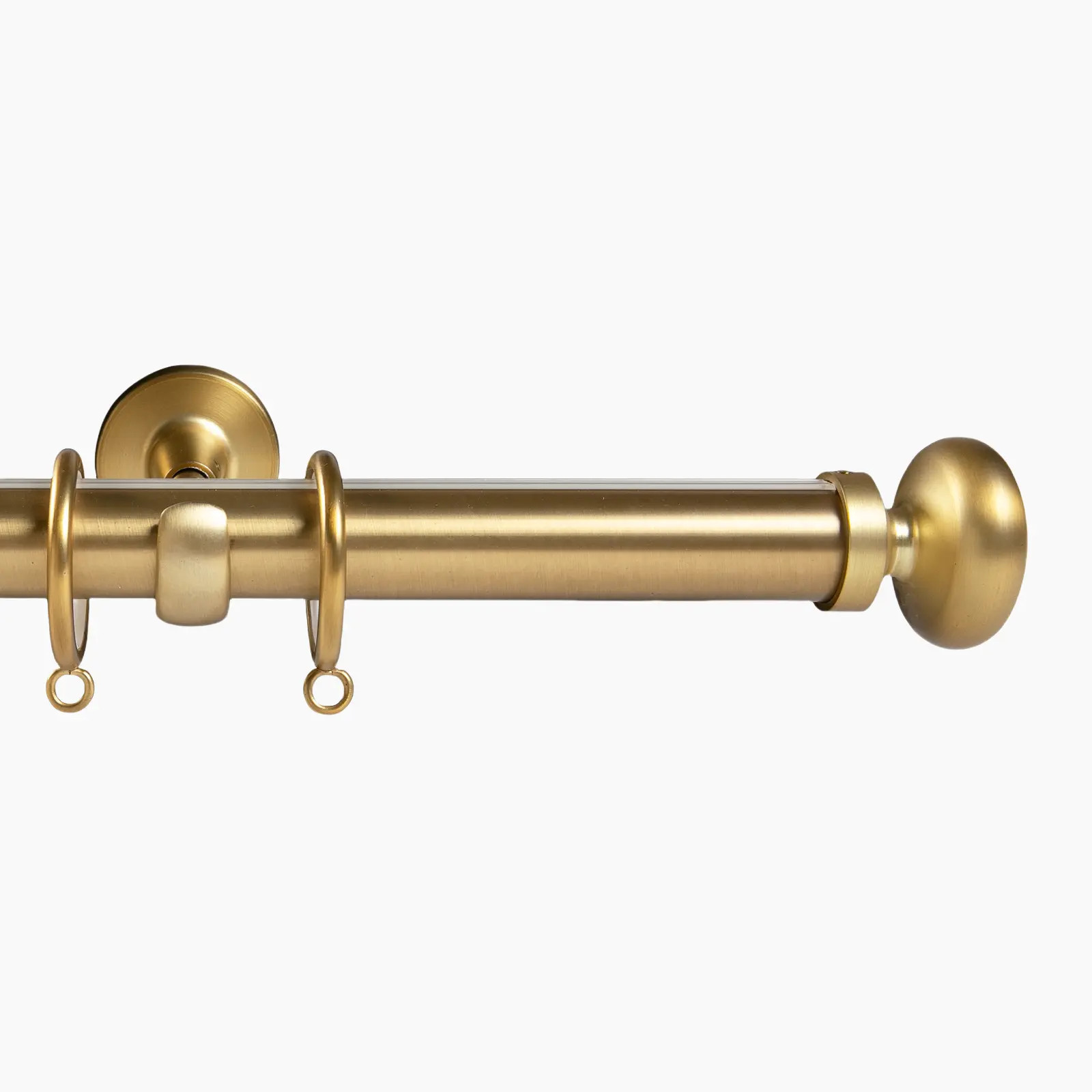 Arno Single Decorative Curtain Rod with Rings | TWOPAGES