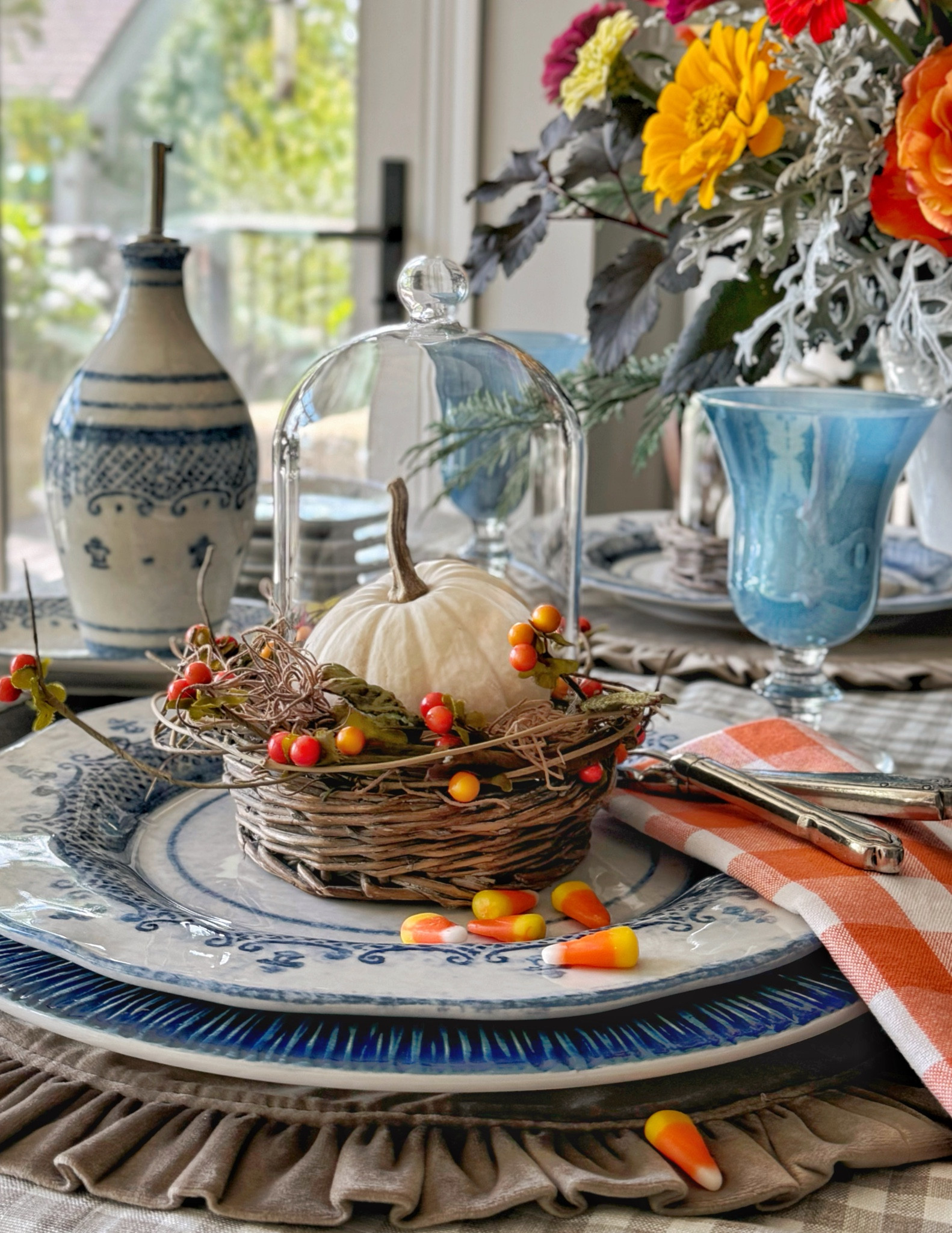 This glass cloche with a willow base is a stylish and versatile way to display decorative items. It features a round shape and a clear glass dome, protecting the item from dust, moisture, and insects. The willow base adds a rustic and cozy touch to the decor, providing stability and support. This cloche can be used to display a plant, candle, figurine, or other items that fit one's style and theme. It is perfect for farmhouse, boho, French country, coastal, or garden style decor. The cloche is made of high-quality glass and willow, which are durable and eco-friendly materials. The reactive glaze creates a unique finish that varies slightly in color and texture for each piece. The cloche measures 5.25 inches round x 5.75 inches tall. It has a handle for easy lifting and an oval shape that fits well in any space. Whether used for personal use or as a gift, this glass cloche with a willow base will make the decor more enjoyable and memorable.


#LTKSeasonal #LTKHome