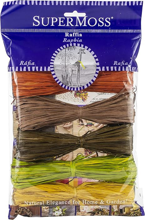 SuperMoss (40518) Raffia Craft Kit - Fall, Thanksgiving (Basil, Golden, Rust, Terra Cotta, Brown)... | Amazon (US)