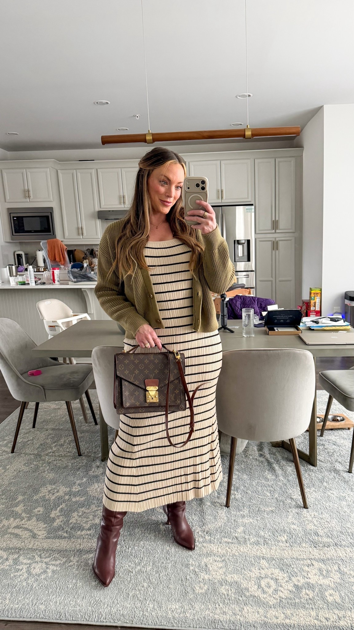 Stripe Amazon dress I wear in repeat 🩷

#LTKmidsize #LTKfindsunder50