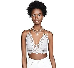 Free People Women's Adella Bralette, Light Grey, L at Amazon Women’s Clothing store | Amazon (US)