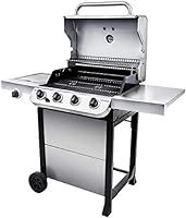 Char-Broil 463377319 Performance 4-Burner Cart Style Liquid Propane Gas Grill, Stainless Steel | Amazon (US)