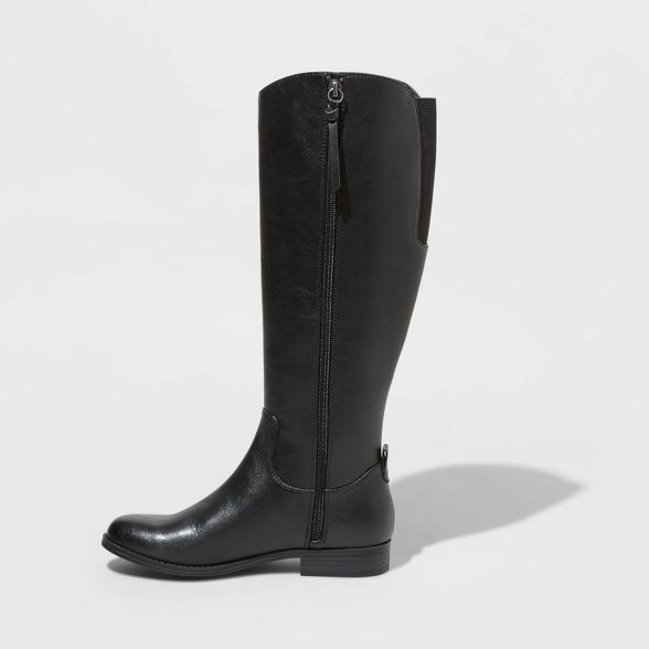 Women's Brisa Faux Leather Riding Boots - Universal Thread™ | Target