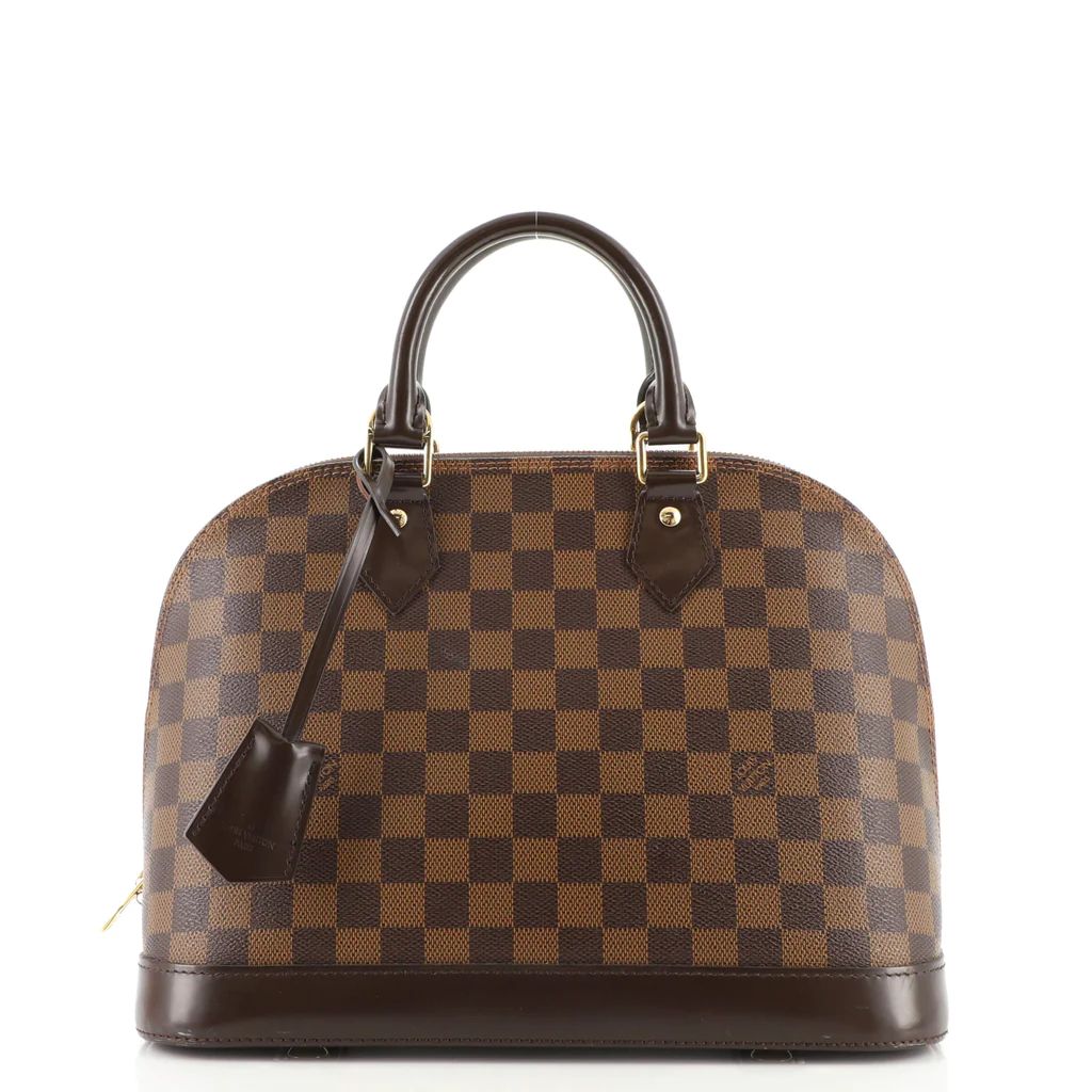 Louis Vuitton Alma Handbag Damier PM Brown 1449453 | Rebag