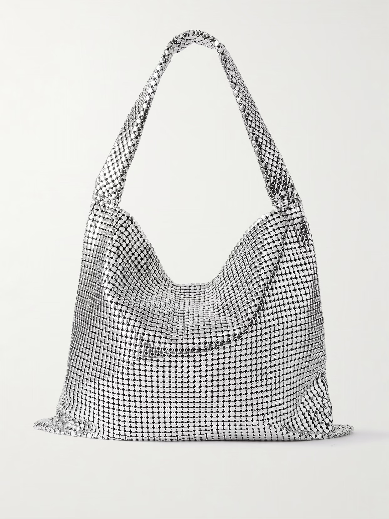 RABANNE - Cabas Chainmail Tote - Silver - One size | NET-A-PORTER APAC