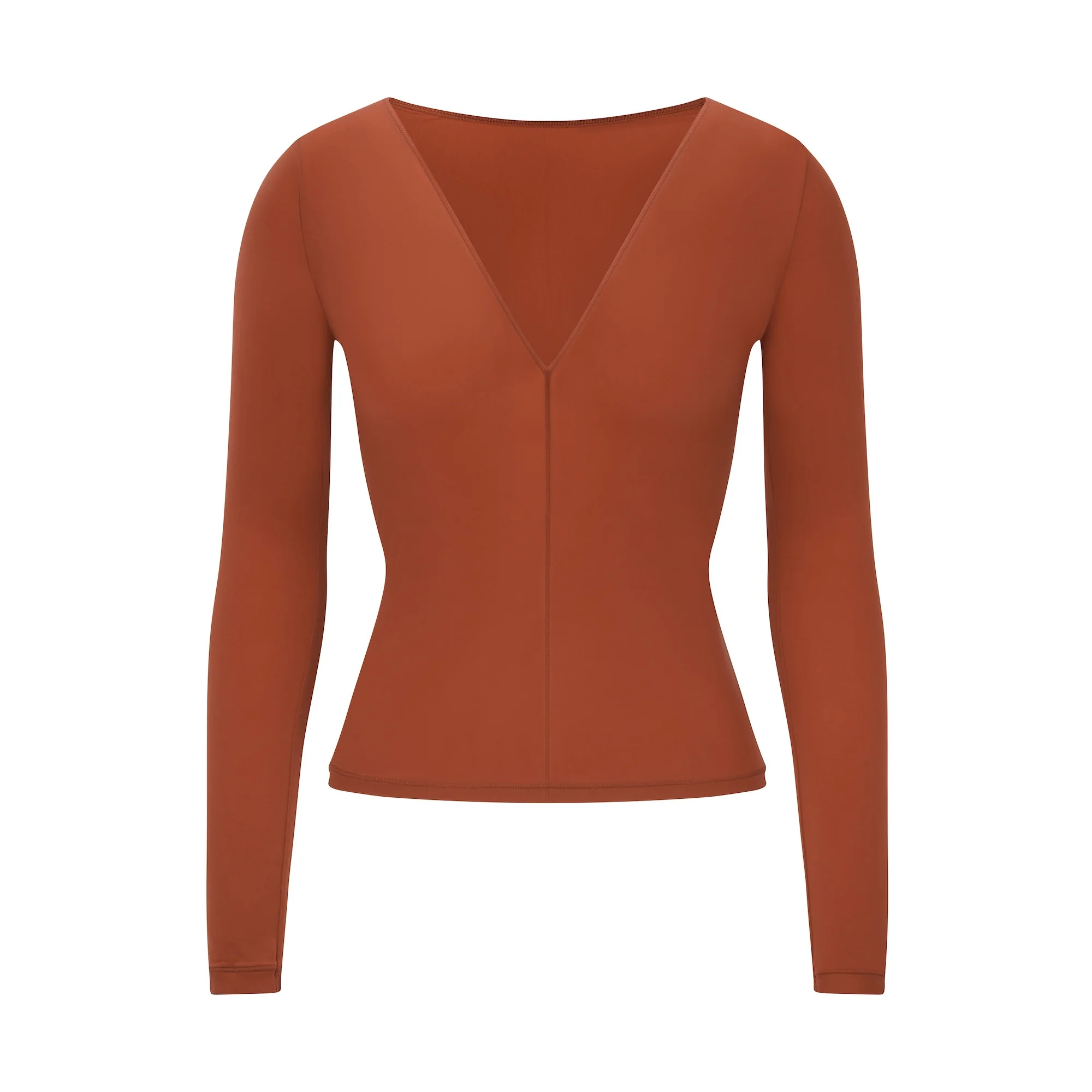 FITS EVERYBODY DEEP PLUNGE TOP | SAFFRON | SKIMS (US)