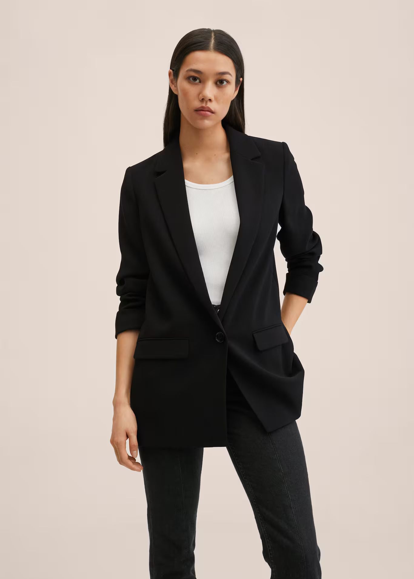 Flowy suit blazer | MANGO (US)