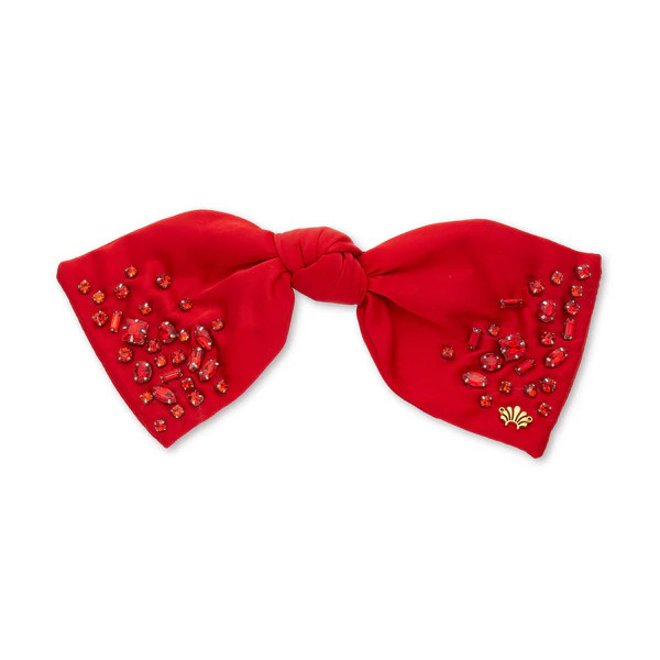 JULY RUBY PALOMA JEWELED BIRTHSTONE BOW | LELE SADOUGHI