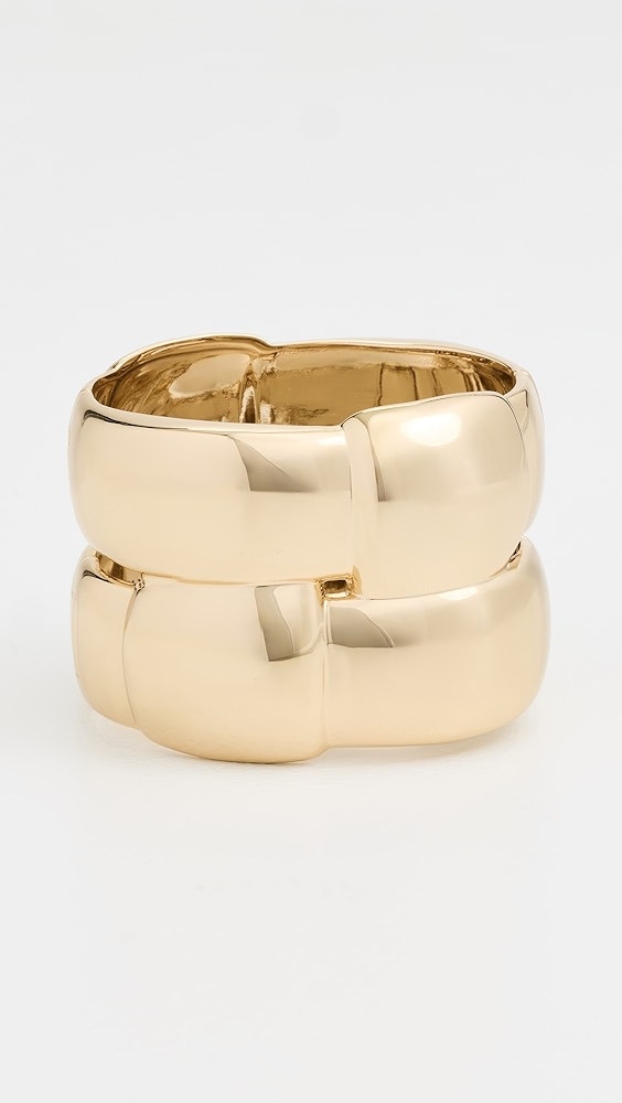 Mega Woven Square Bangle | Shopbop
