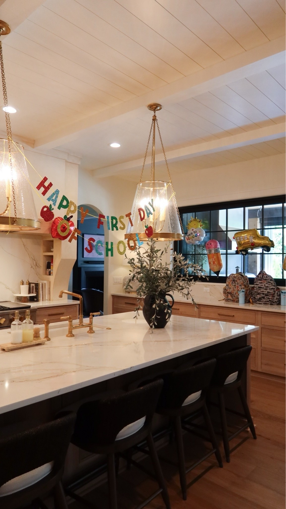 First day of school decor we put up for the boys- sign & balloons were both from Amazon!

#LTKKids #LTKSeasonal #LTKmomlife