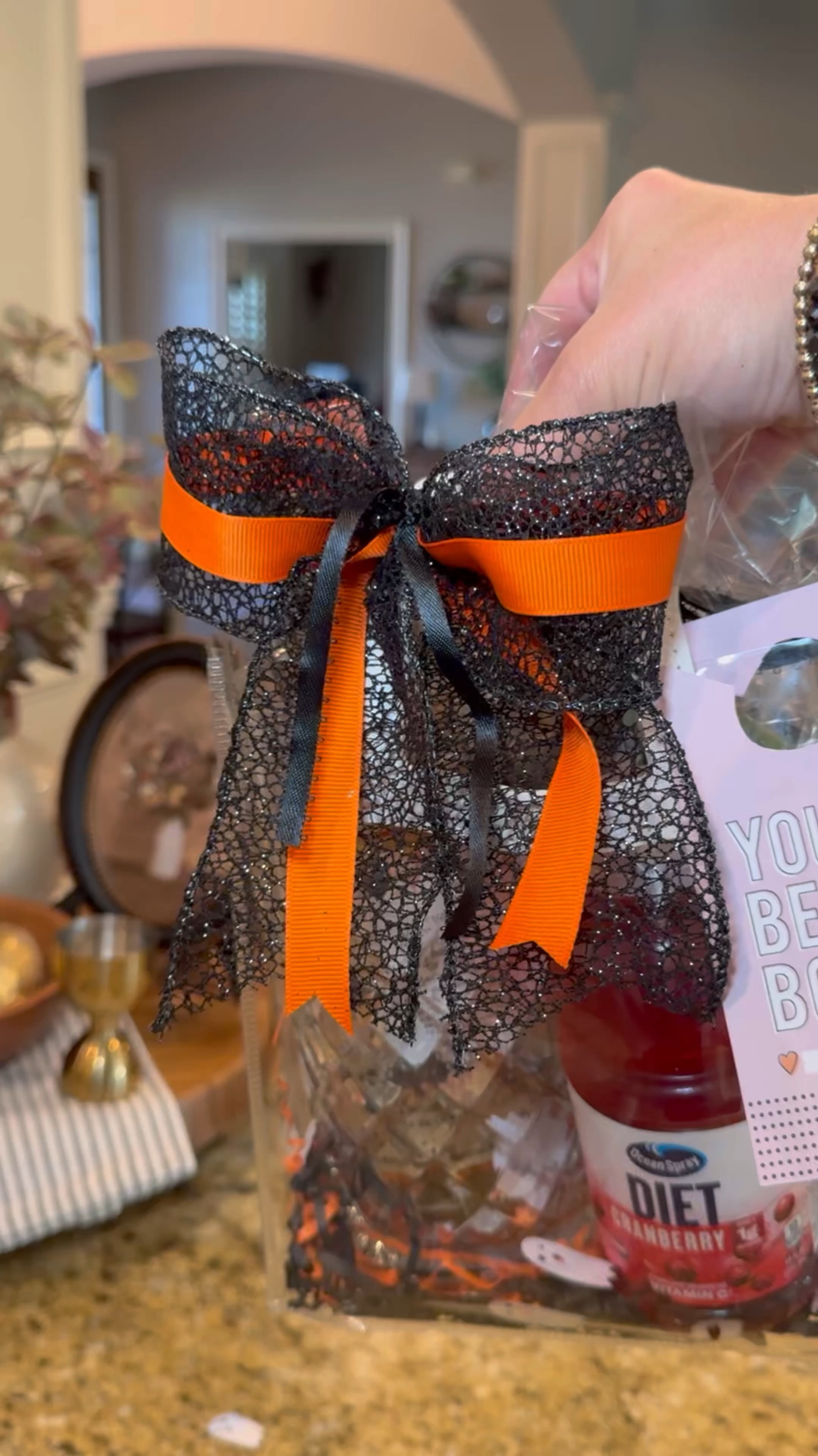 I had so much fun putting together this BOOZED gift bag bc let’s be honest, adults need some BOO fun too! 

I linked the major items in this little gift! I included all the ingredients to make a spooky Halloween drink I call Vampire’s Kiss it’s super easy and a fun cocktail for Halloween! 

These cutie little tags are free printables from Joy Creative Shop! So many fun Halloween tags that are freebies! 

#LTKHome #LTKHalloween #LTKVideo