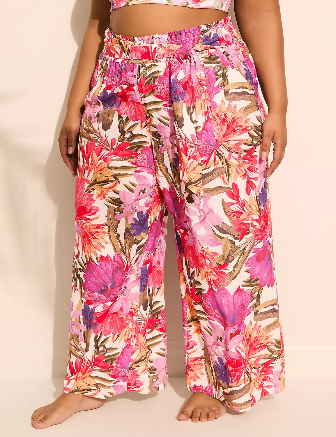 Woven Wide Leg Pant Cover-Up | LaneBryant | Lane Bryant (US)