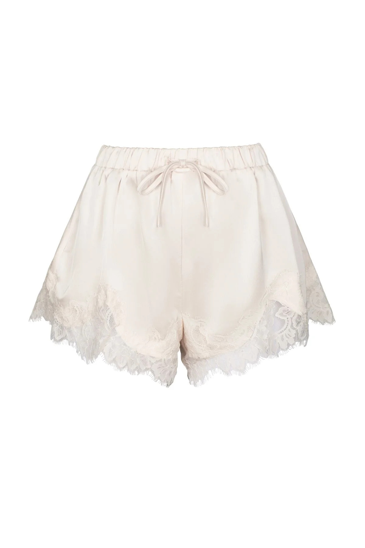 LEOLA Cream Lace Shorts | Noughts and Kisses