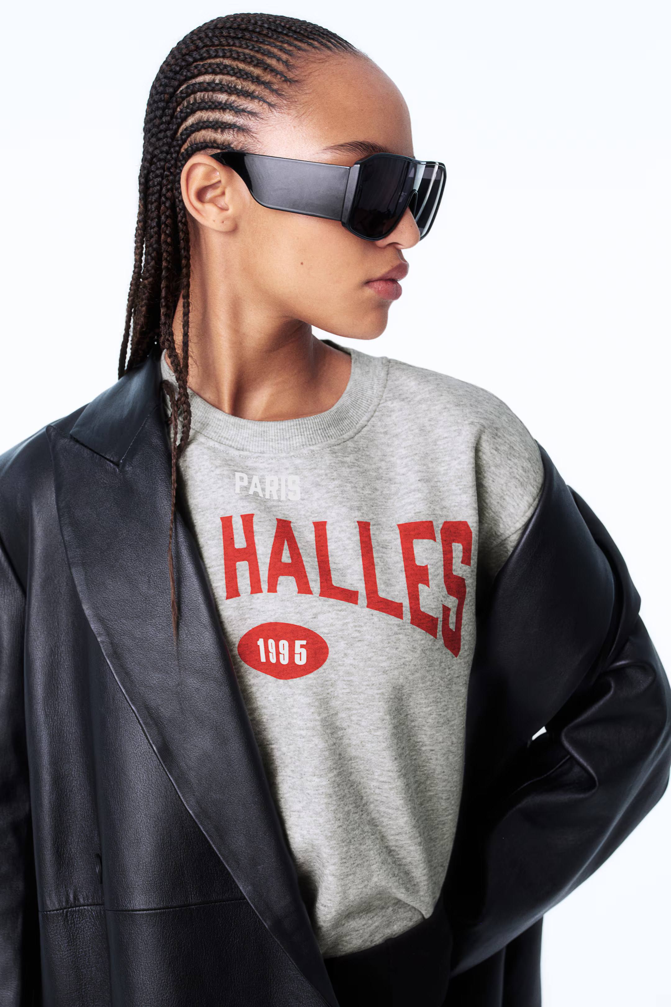 Oversized Motif-Front Sweatshirt | H&M (US + CA)