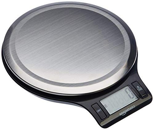 Amazon Basics Stainless Steel Digital Kitchen Scale with LCD Display, Batteries Included | Amazon (US)