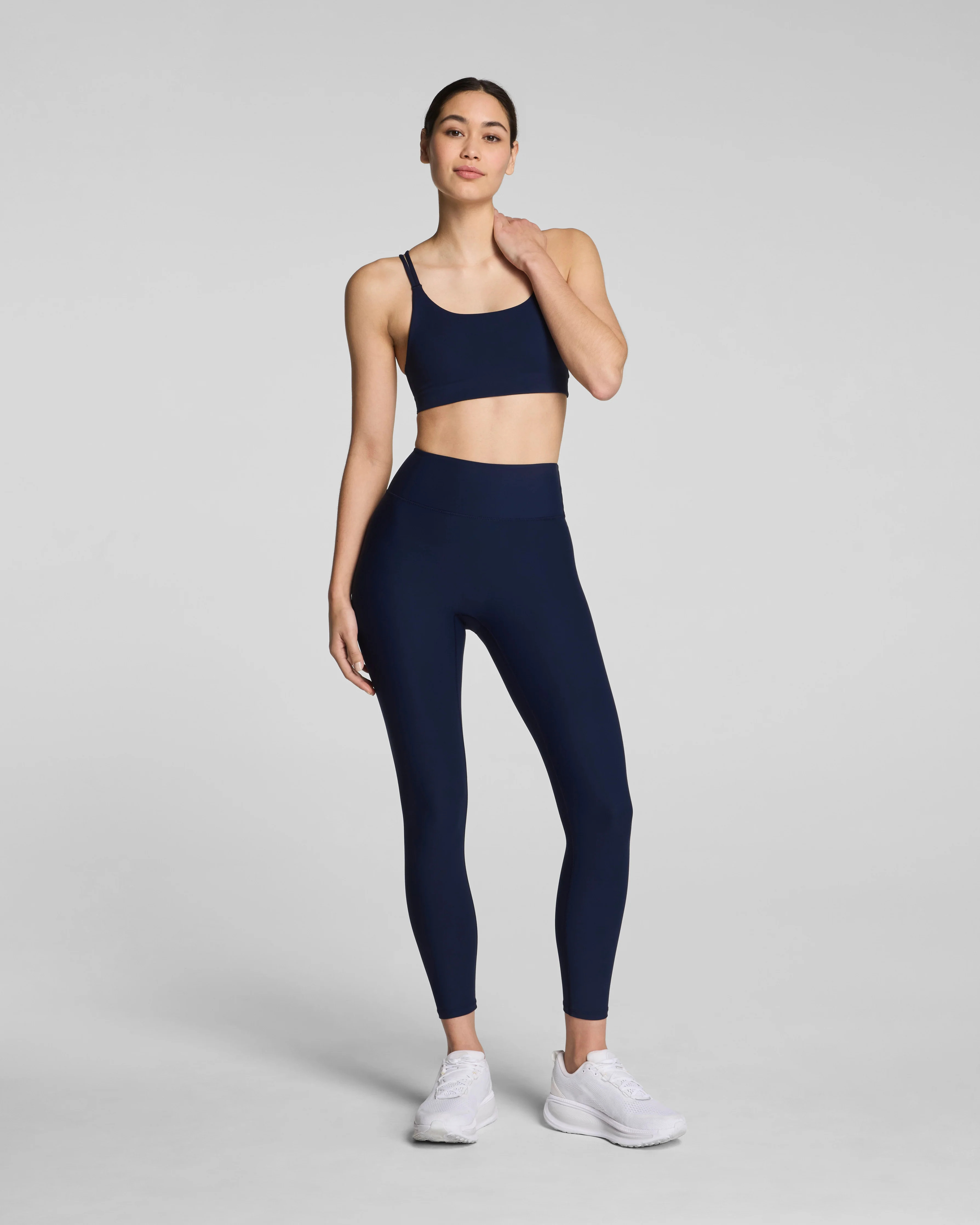Spanx Women's SPANXsmooth OnForm 7/8 Leggings in Timeless Navy | Spanx
