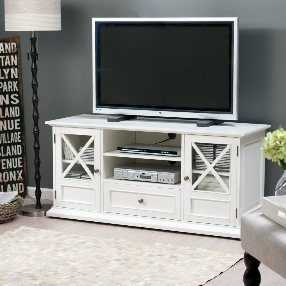 Belham Living Hampton TV Stand - White | Hayneedle
