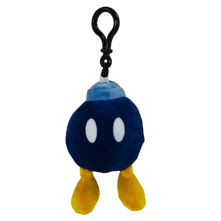 Nintendo Mario Kart Club Mocchi-Mocchi- Collectible Clip-On - Bomb Stuffed Toy, Blue | Walmart (US)