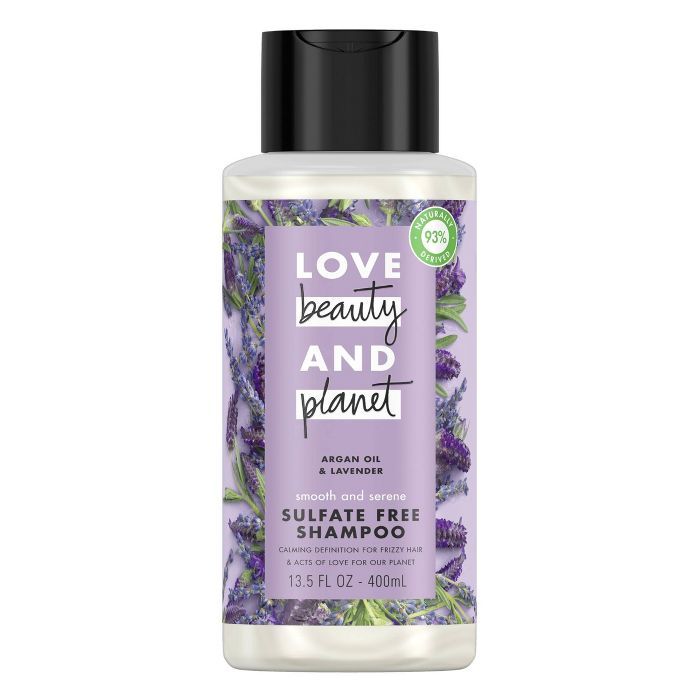 Love Beauty & Planet Argan Oil & Lavender Smooth & Serene Shampoo - 13.5 fl oz | Target