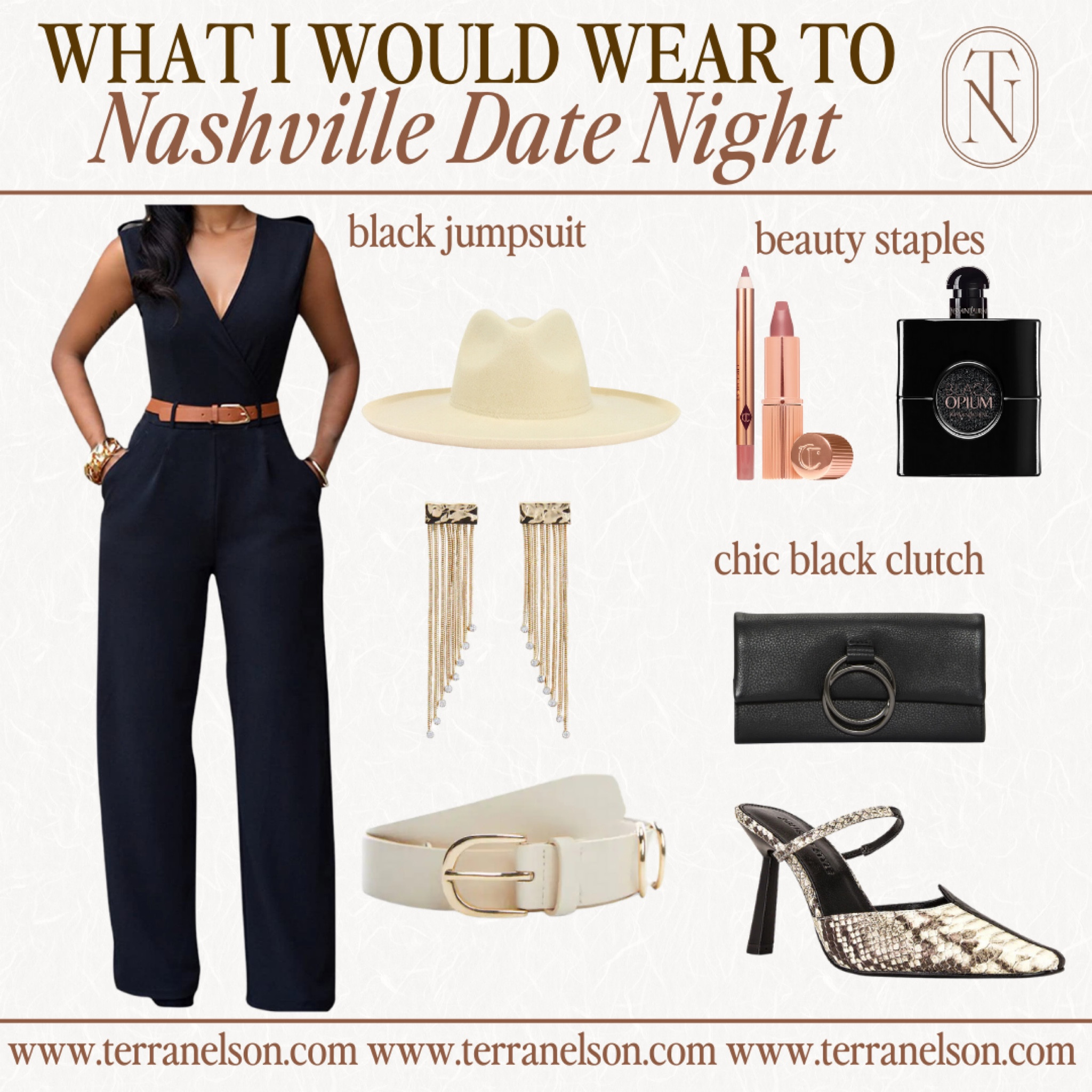 Date night outfits / Nashville outfits / spring outfits / cowboy hat / black clutch

#LTKSeasonal #LTKstyletip #LTKshoecrush