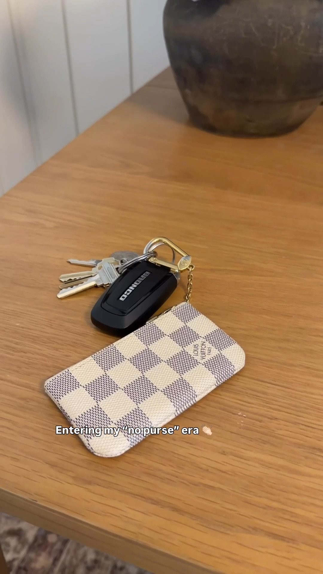 I finally decided I was done with carrying a full purse everywhere, so I made the switch to a Louis Vuitton Key Ring Card Holder and I feel freeeeee! It fifashionphilepartner #fashionphilefindsy while keeping things super streamlined and easy. I love that it still has that elevated, designer feel with the LV monogram and leather, but in a much more practical, grab-and-go size. It’s perfect for running errands, traveling, or everyday use when you want to keep things minimal. If you’re thinking about downsizing your bag or simplifying what you carry, this is such a great option. I linked this one along with a few other luxury key ring card holders, and since they’re gently used, you can get that designer look for less. 🔑

#fashionphilepartner #fashionphilefinds @Fashionphile 

#LTKootd #LTKmomlife #LTKSaleAlert