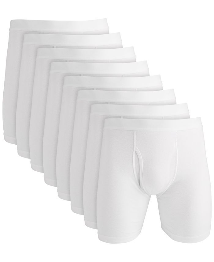 Men's Boxer Briefs, 8-Pack, Created for Macy's | Macys (US)