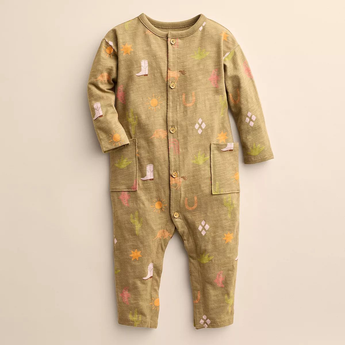 Baby Little Co. by Lauren Conrad Organic Side-Pocket Romper | Kohl's