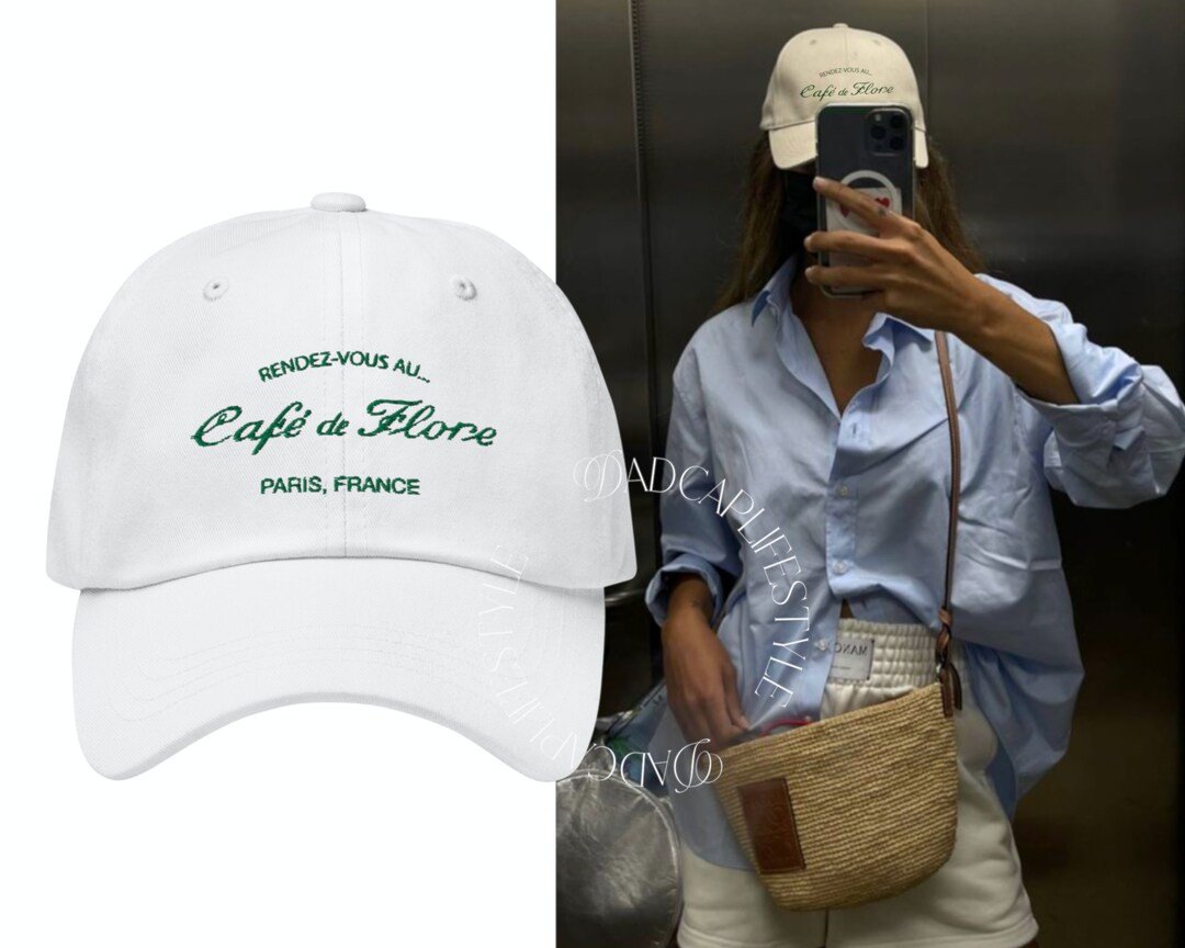Cafe De Flore Paris France Baseball Cap Parisian Cafe - Etsy | Etsy (US)