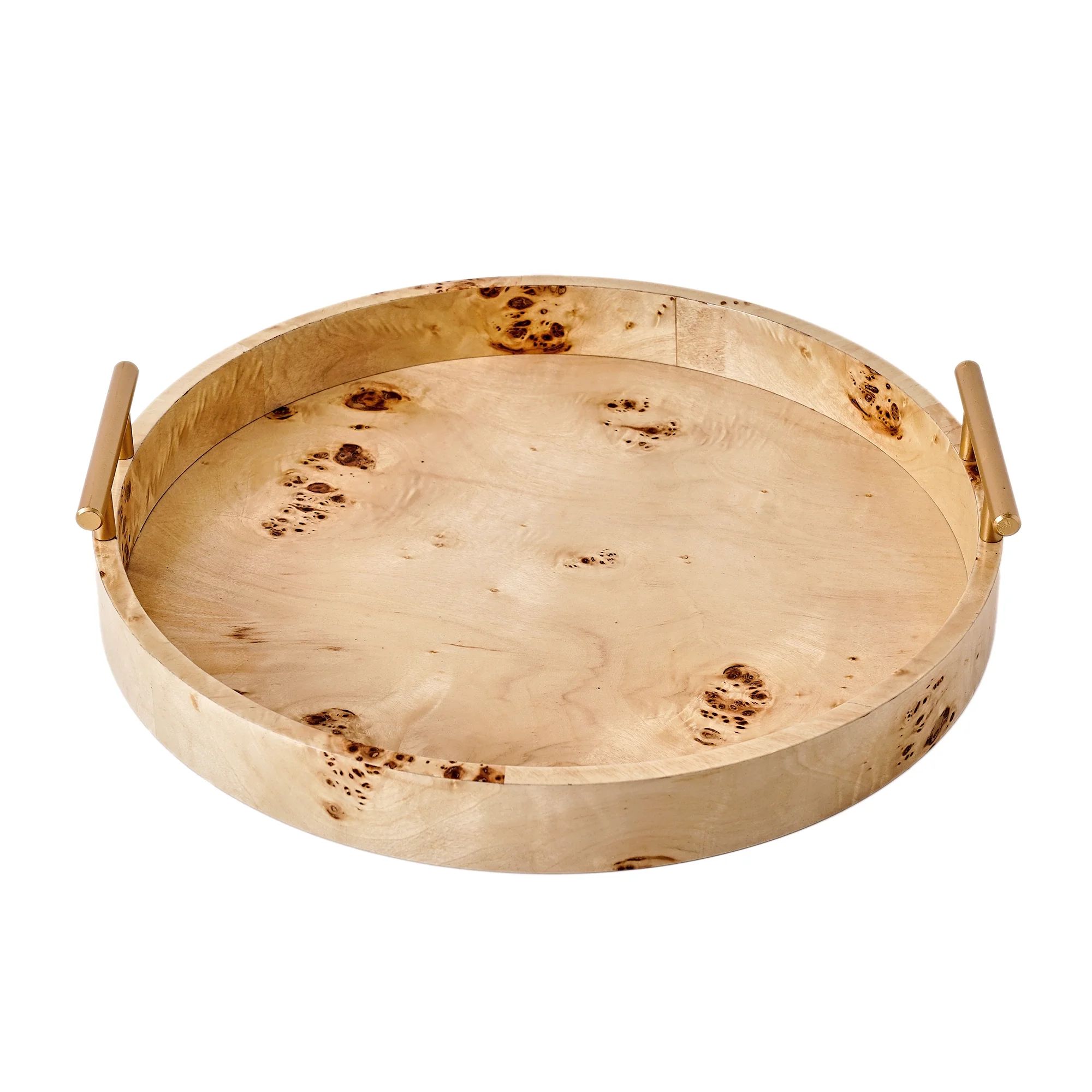 Beautiful Burlwood Tabletop Tray by Drew Barrymore 1.75" X 15.75" - Walmart.com | Walmart (US)