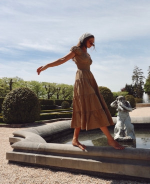 Danielle Bernstein Solid Poplin Midi Dress, Created for Macy's | Macys (US)