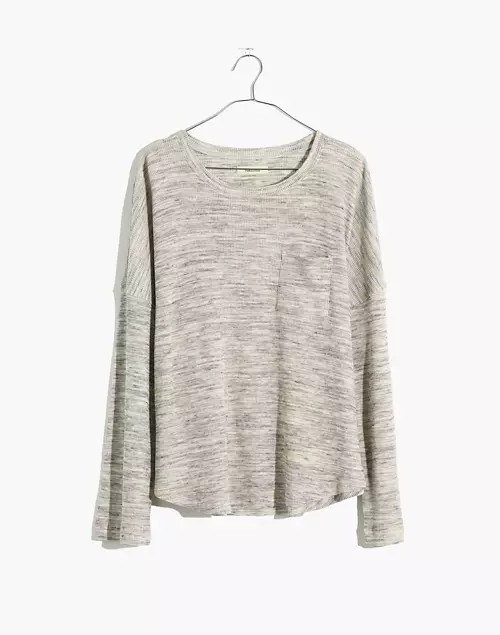 Waffle Knit Pajama Top | Madewell