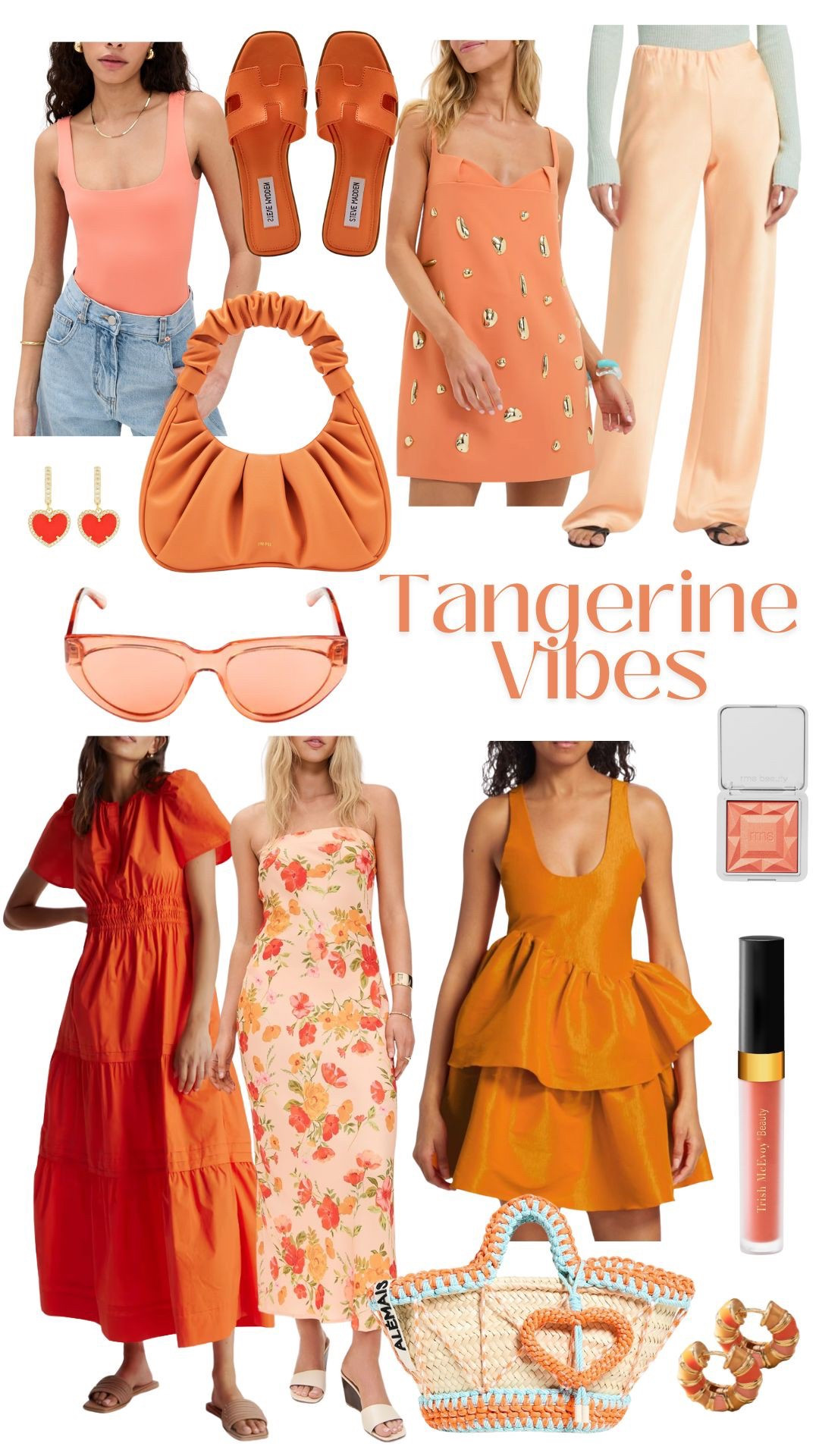 Tangerine vibes! Summer outfit, spring outfit, vacation outfit.

#LTKShoeCrush #LTKStyleTip #LTKItBag