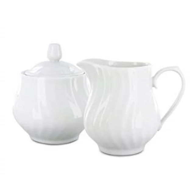Porcelain Sugar and Creamer Set - Imperial White | Walmart (US)