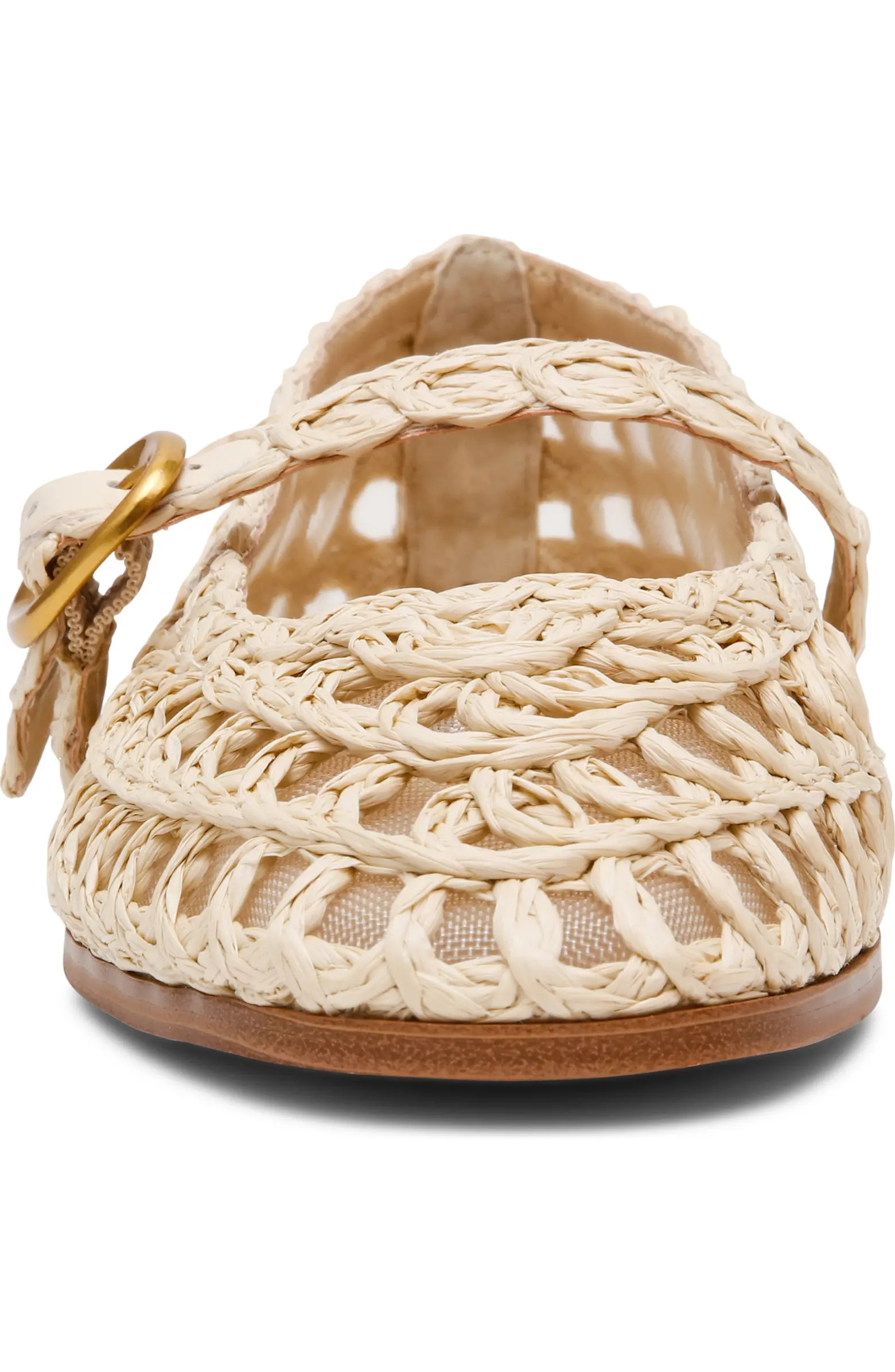 Melody Raffia Mary Jane Flat (Women) | Nordstrom