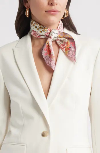 Nordstrom Print Silk Square Scarf | Nordstrom | Nordstrom