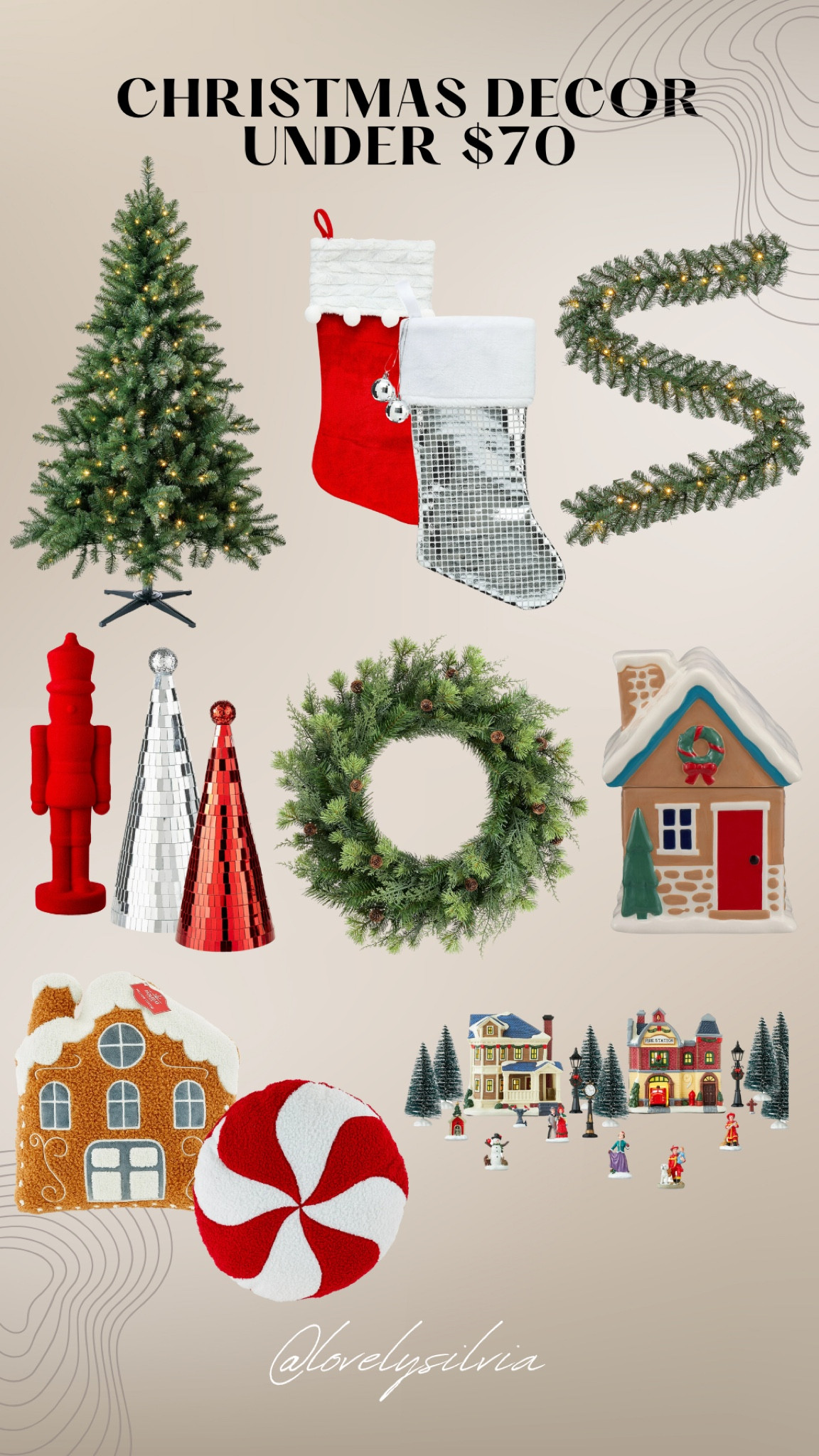 Christmas decor under $70! Christmas decor, holiday decor, decorations under $100, indoor Christmas decor, Christmas sale, holiday sale

#LTKHome #LTKFindsUnder100 #LTKHoliday