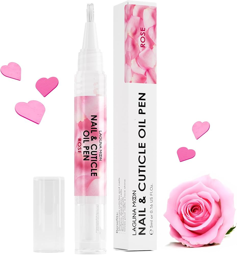 Cuticle Oil Pen for Nail - Lagunamoon Nail Oil for Nail Care & Nail Growth - Nourish, Soothe & Mo... | Amazon (US)