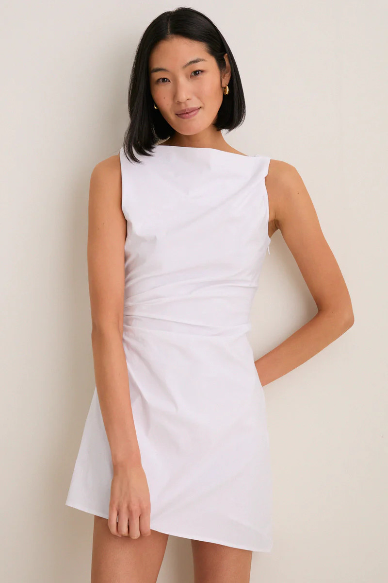 White Callie Mini Dress | Tuckernuck (US)