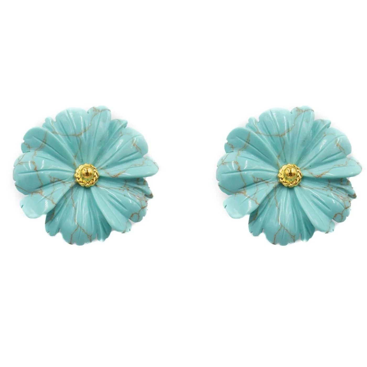 Daisy Earring, Turquoise | Hazen & Co